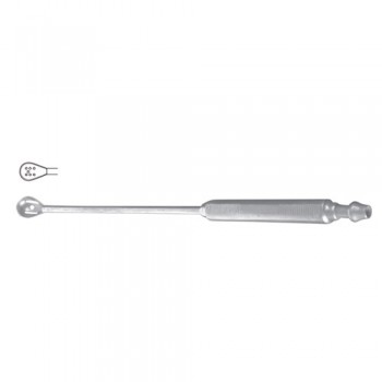 Rheinstaedter Uterine Flushing Curette Sharp Stainless Steel, Cup Size 14.0 mm